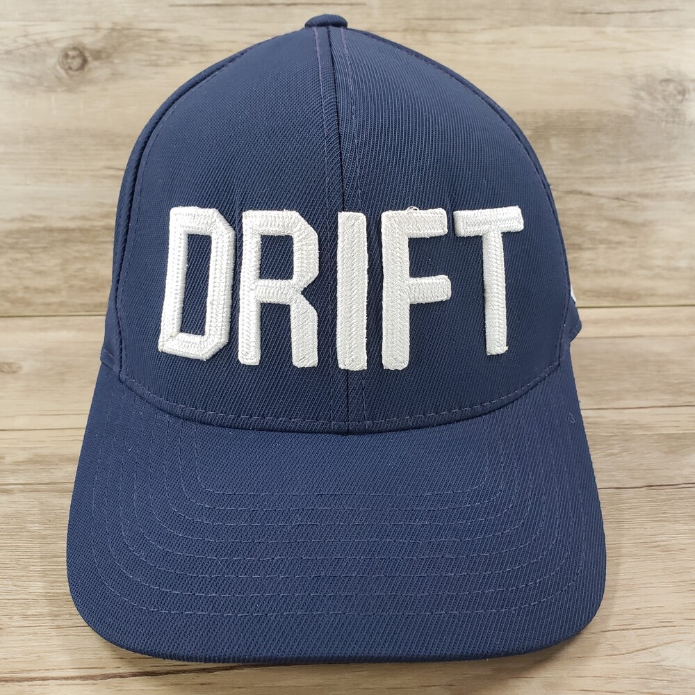 G Fore Drift Hat Cap Snapback Driftwood Blue Spell Out Golf Adjustable